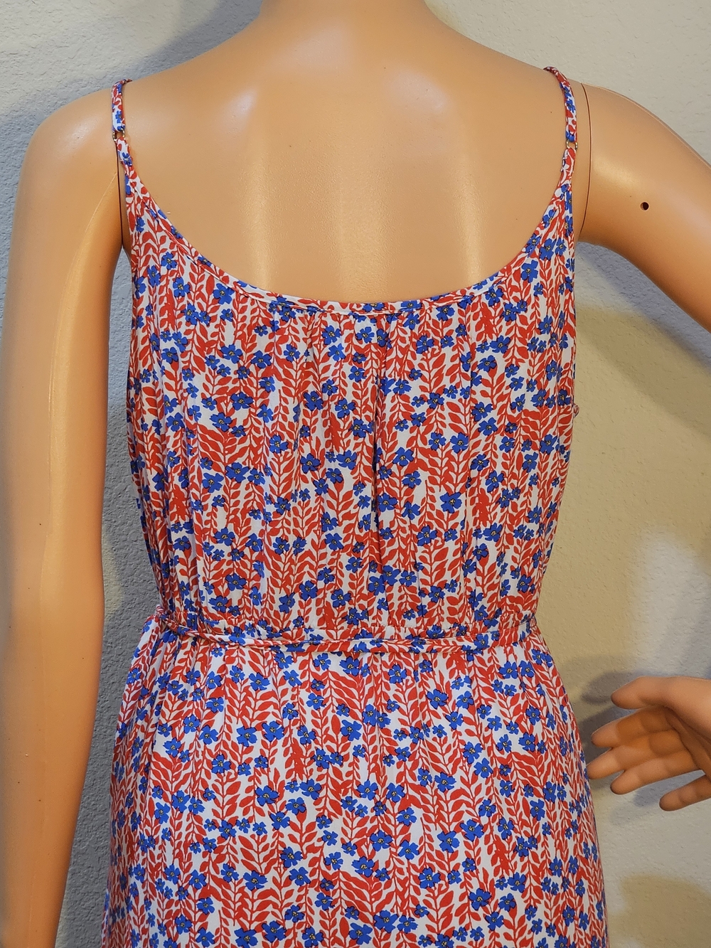 J. Crew Floral Midi Dress With Pockets Size 12 - Picture 4 of 5